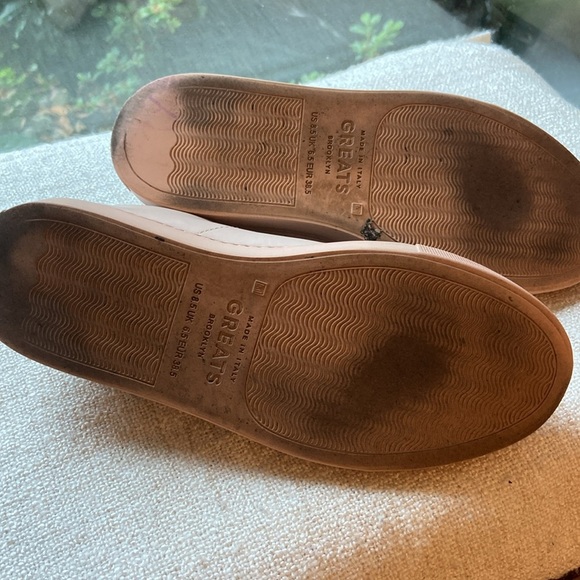 Greats Italian Leather blush Sneakers, Size 8.5 - Picture 8 of 8